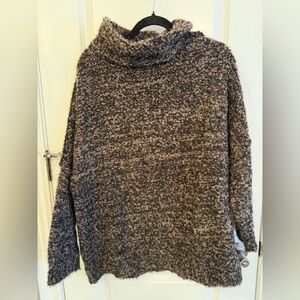 Free People Brown Turtleneck Sweater